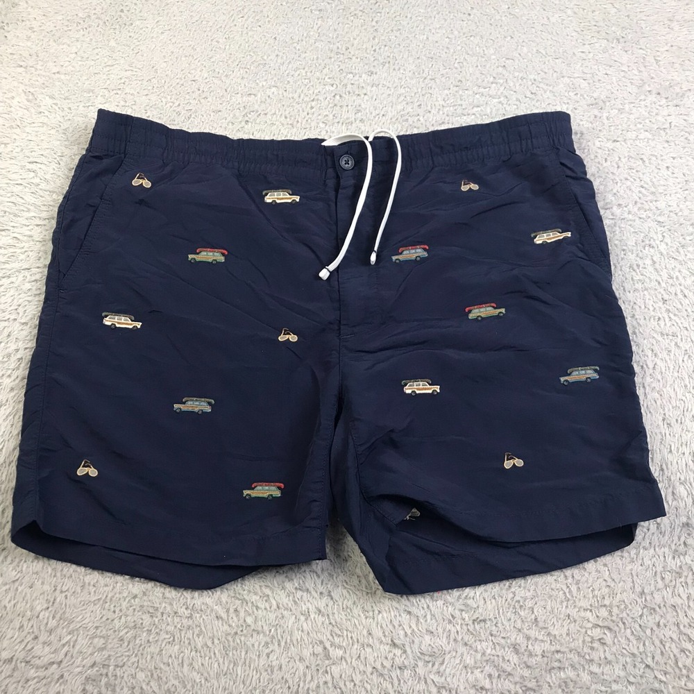 Polo Ralph Lauren Swim Shortss Mens XL Embroidered Stationwagon Drawstring Lined